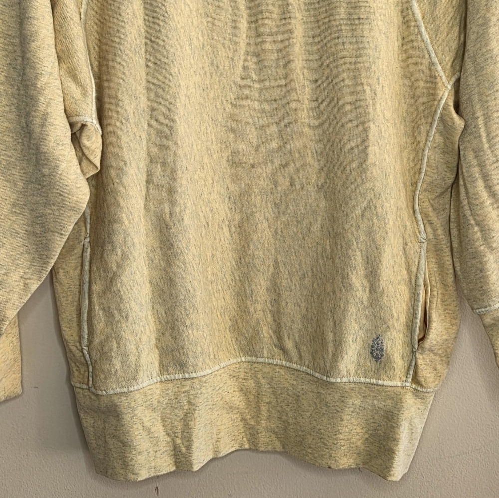 FP Movement | Heathered Butter Yellow Sweatshirt with Pockets Size XS - Picture 3 of 8
